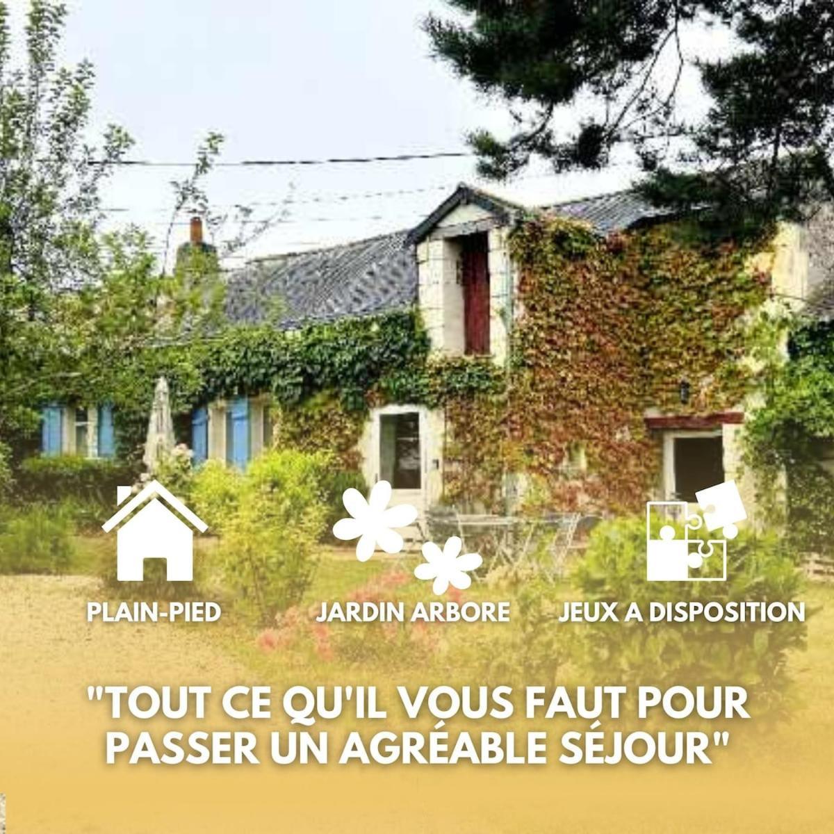 سوموور Gite Les Jardins De Terrefort المظهر الخارجي الصورة